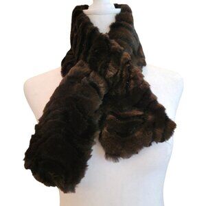 Luxe Faux Fur Neck Wrap Scarf – Elegant Winter Accessory!